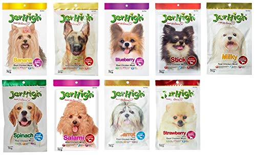 Urban Paws JerHigh Dog Treats Banana, Jerky, Blueberry, Stick, Milky, Spinach, Salami, Carrot, Strawberry (B08S5QHPXM) Amazon Price History, Amazon Price Tracker
