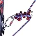 Inzopo Rack Descender 4 Brake Bars Rappel Hauling Device Climbing Rescue Caving