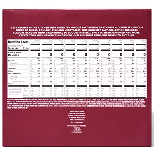 Thoughtfully FD-57700-016-222 Gourmet, Gourmet Cooking Salt Sampler Gift Set thumb #6