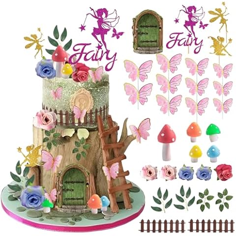 31PCS Fairy Cake Toppers for Parties Cover