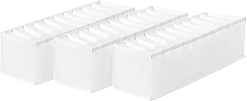 Ocean Home Textile 3l  10 B lmeli Beyaz Renk File  ekmece  i D zenleyici Set