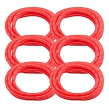 6 Pack BarberMate Premium 8 Cord Cover Prevents Cord Tangling - Red
