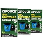 Compostable Garbage Dustbin CoverSmall Size (17×19), 45 Bags (3 Boxes) | Dustbin Liners| Trash Bags| Kitchen Bags|Black – Color, 45 Pieces