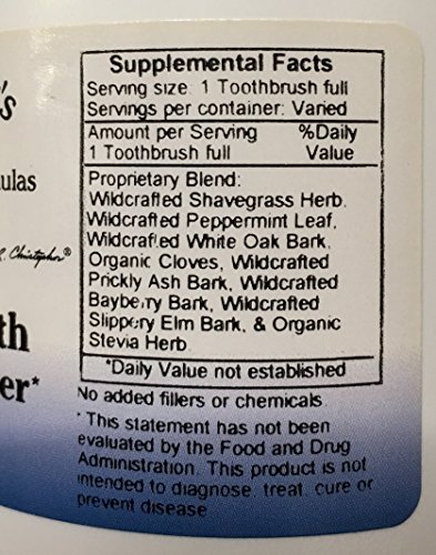 Christopher's Original Formulas Herbal Tooth And Gum Powder #TOP2