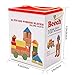 Lewo Large Wooden Blocks Construction Building Toys Set Stacking Bricks Board Games 32 Pieces