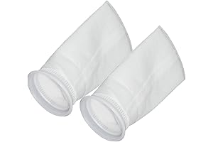2 Pack 25 Micron Felt Filtration Bags: 4”x9” Your Filtration Solution