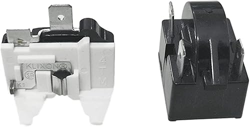 Miniatura 5 de LonESA Kit de relé de arranque PTC QP-02-4.7 de 1 pieza con 3 pines y protector de sobrecarga de refrigerador, compatible con compresor de 12 HP,