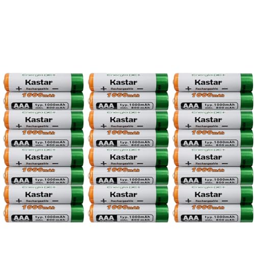 Kastar 24 Pcs Battery Replacement for Panasonic KX-TG6413T TG6421 TG6422 TG6423 G6423T TG6424 TG6431M TG6431T TG6432M TG6432T TG6433M TG6433T TG6434 TG6434PK TG6434T TG6440 TG6440PK TG6441T TG6442T