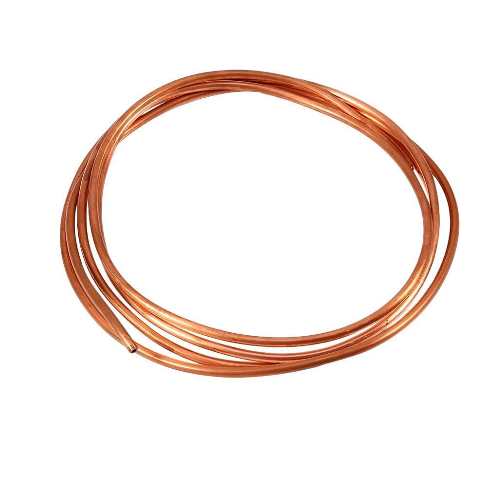 Tubo de Cobre Suave 2M OD 4 mm x ID 3 mm Tuberías de Refrigeración