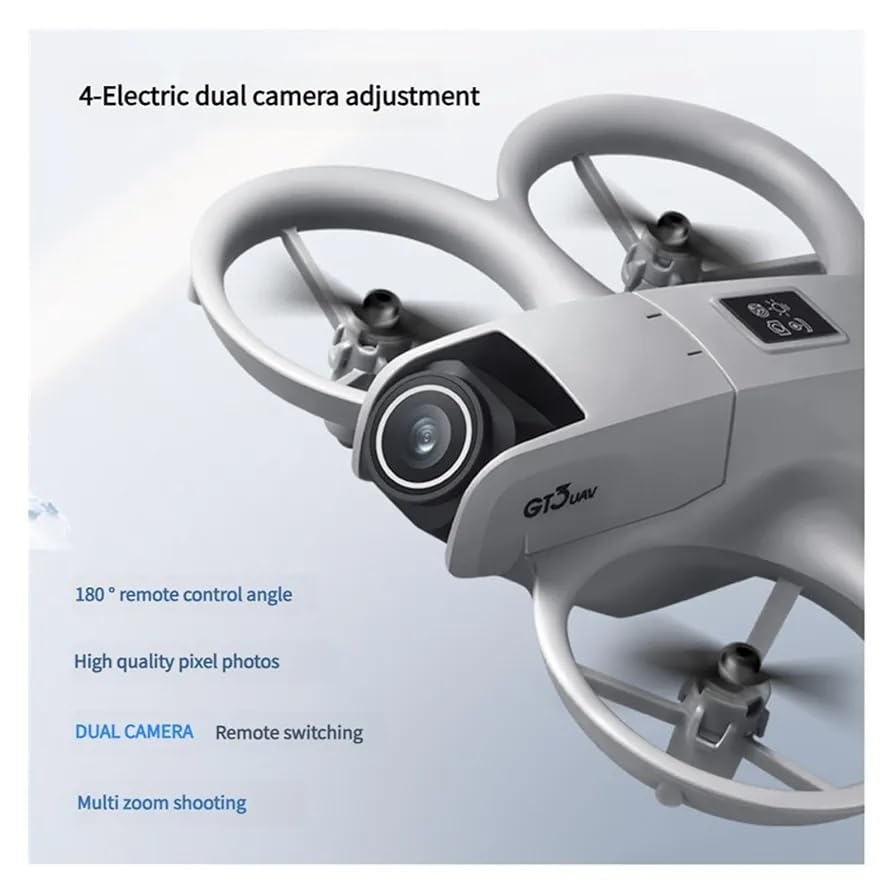 Three steps for drone setup: Power on, Connect remote, Handheld takeoff