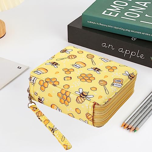 Image of 72 Slots Pencil Case Organizer w /Removal Handle Strap