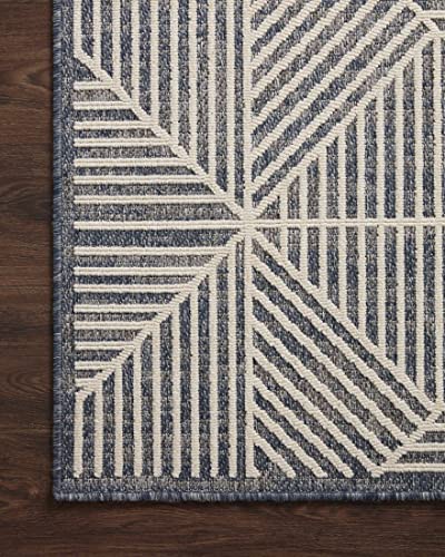 Tapete Loloi Rainier 160x231 cm Denim Cream miniatura 6
