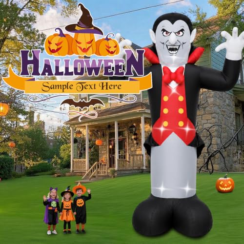 Riesiger aufblasbarer Halloween-Vampir – ca. 6 m – Bild 6
