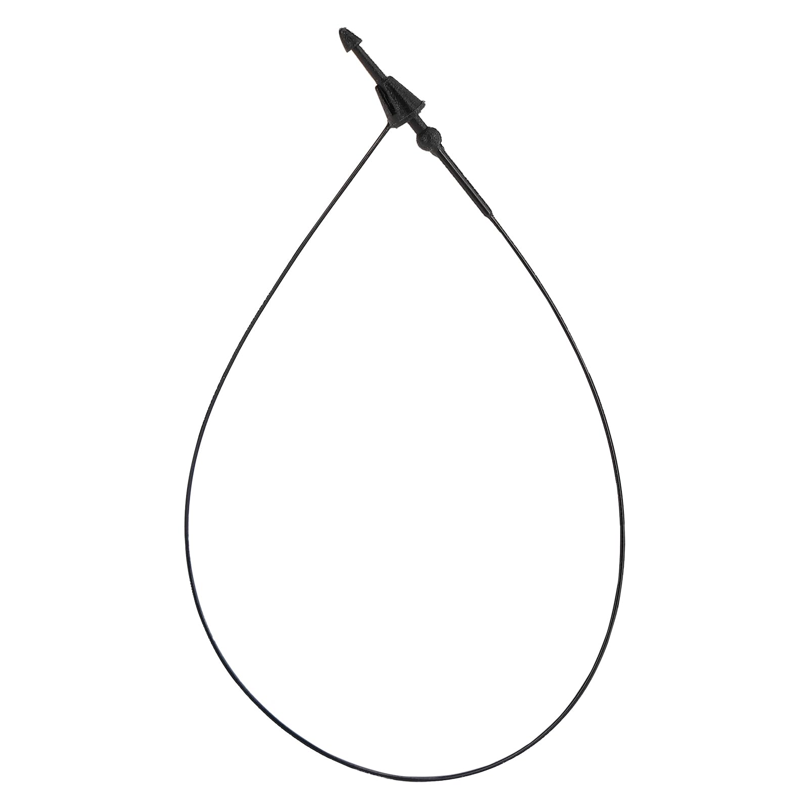7 Inch 500 Pcs Plastic Fasteners Hang Tags Black Snap Lock Pins Security Loop Price Tag Pins Safety Ring Ties for Retail Store Clothing Accessory (7” 500pcs, Black)