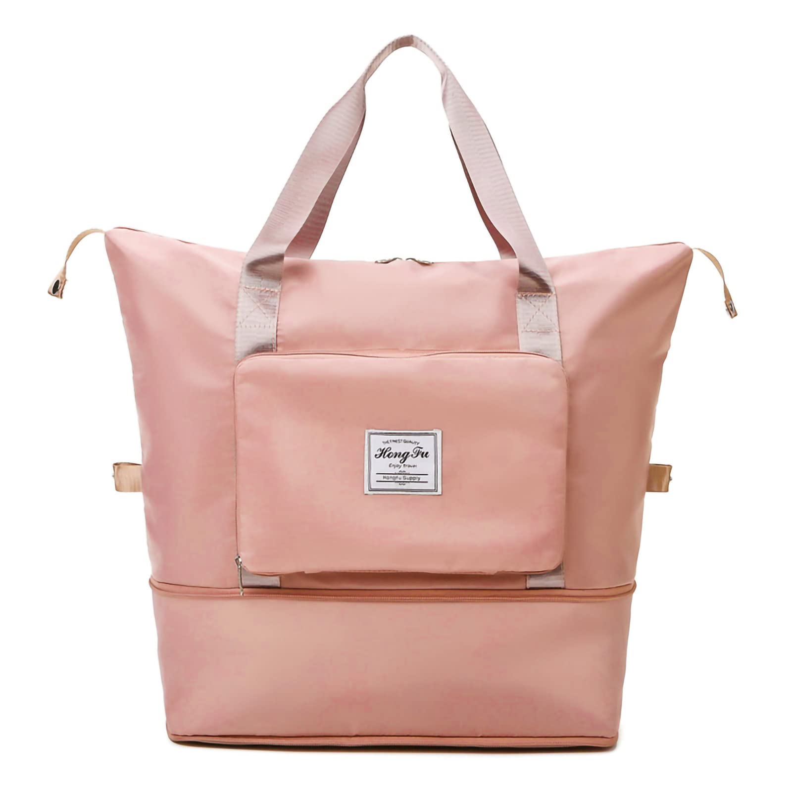 Travel Bag Expandable Tote Bag for Travel Large Capacity Travel Bag Lightweight Weekender Bag Dry And Wet Separation