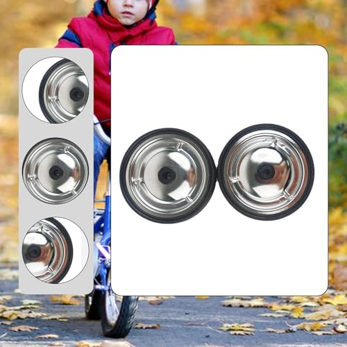 Ruedas de entrenamiento silenciosas predolo para bicicleta infantil 1 par, acero inoxidable, para ruedas de 12-20 pulgadas miniatura 5