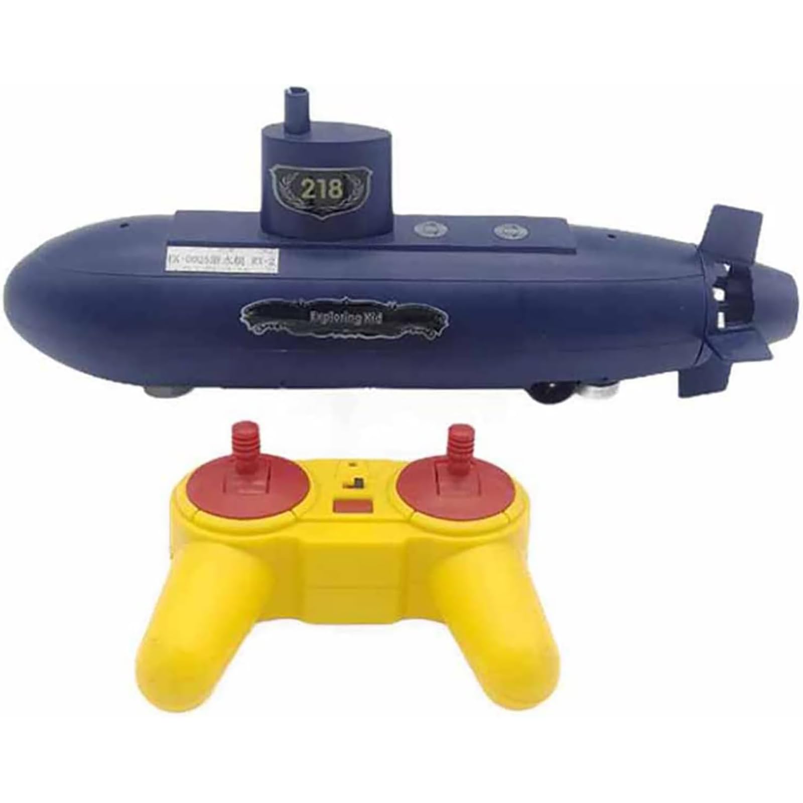 Genérico Mini Submarino RC de 2,4 GHz, Barco de Control Remoto, Barco RC de 6 Canales para Adultos