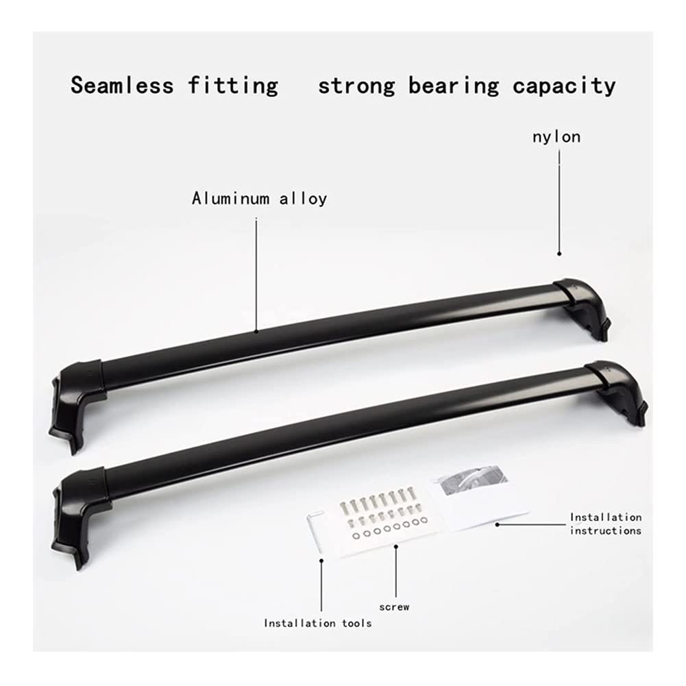 Bagażnik dachowy do samochodu Poprzeczki poprzeczne, Auto poprzeczka Szyny nośne Bagażnik dachowy Top Racks Aluminiowy rowerowy bagażnik dachowy Akcesoria do bagażników