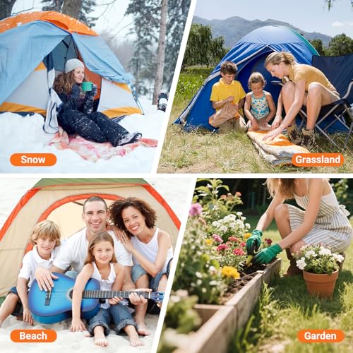 Hikemax 10 Inch Spiral Stakes