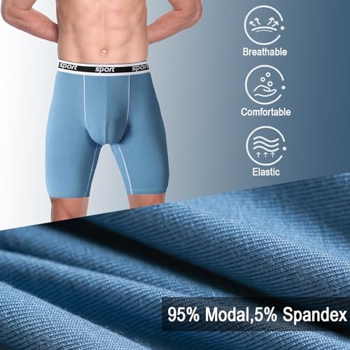 Ropa interior de deporte para running calzoncillos bóxer de modal 2