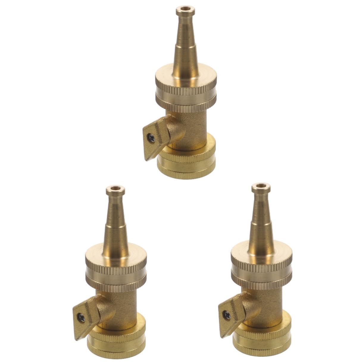 SUPVOX 3 Ensembles tuyau d' arrosage extensible arrosage water pump enrouleurs de tuyau d'arrosage pulvérisateurs vannes de tuyau robinets à tournant sphérique filetés laiton Golden
