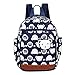MCUILEE Mochila Infantil Bolsa de Escuela PequeñA Bebes Guarderia Bolsa,Azul Oscuro