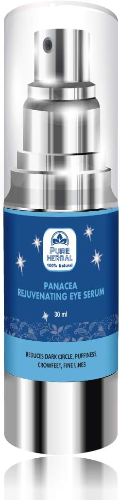 Pure herbal Anti Dark Circles, Crow feet, eye bags - Pureherbal Panacea Rejuvenating Eye Serum for Women 30 ml