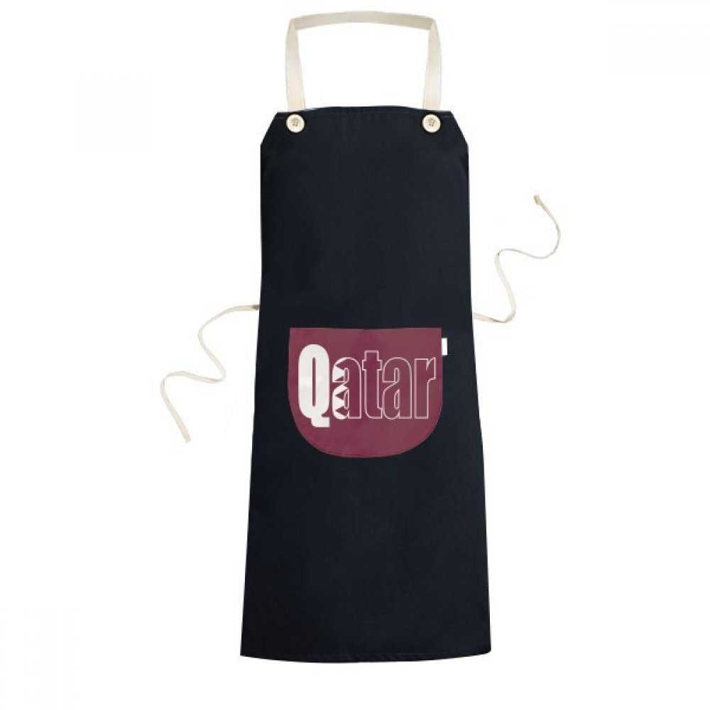 Tablier de cuisine Qatar avec poche et bavoir réglable pour homme et femme
