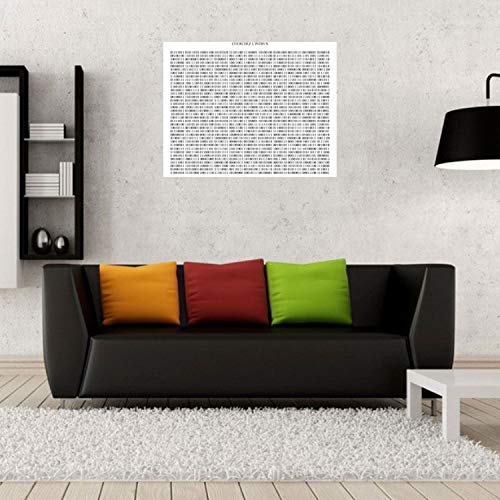 Affiche code binaire de qualité superieure 91x117cm signee Fabulous Poster - 2
