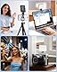 95 LED RGB wiederaufladbare Telefonfülllichter, Ringlicht für Kamerabild, Make-up-Foto, Videokonferenzen, Laptop-Nutzung, Zoom-Meetings, TikTok, Vlog-Fotografie