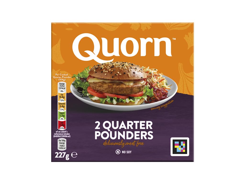 Quorn2 Meat Free Quarter Pounders, 227g (Frozen)