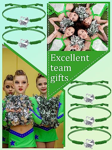 Image of Inbagi 48 Pcs Cheer Team Gifts Bulk Cheerleader Bracelet Party Favors