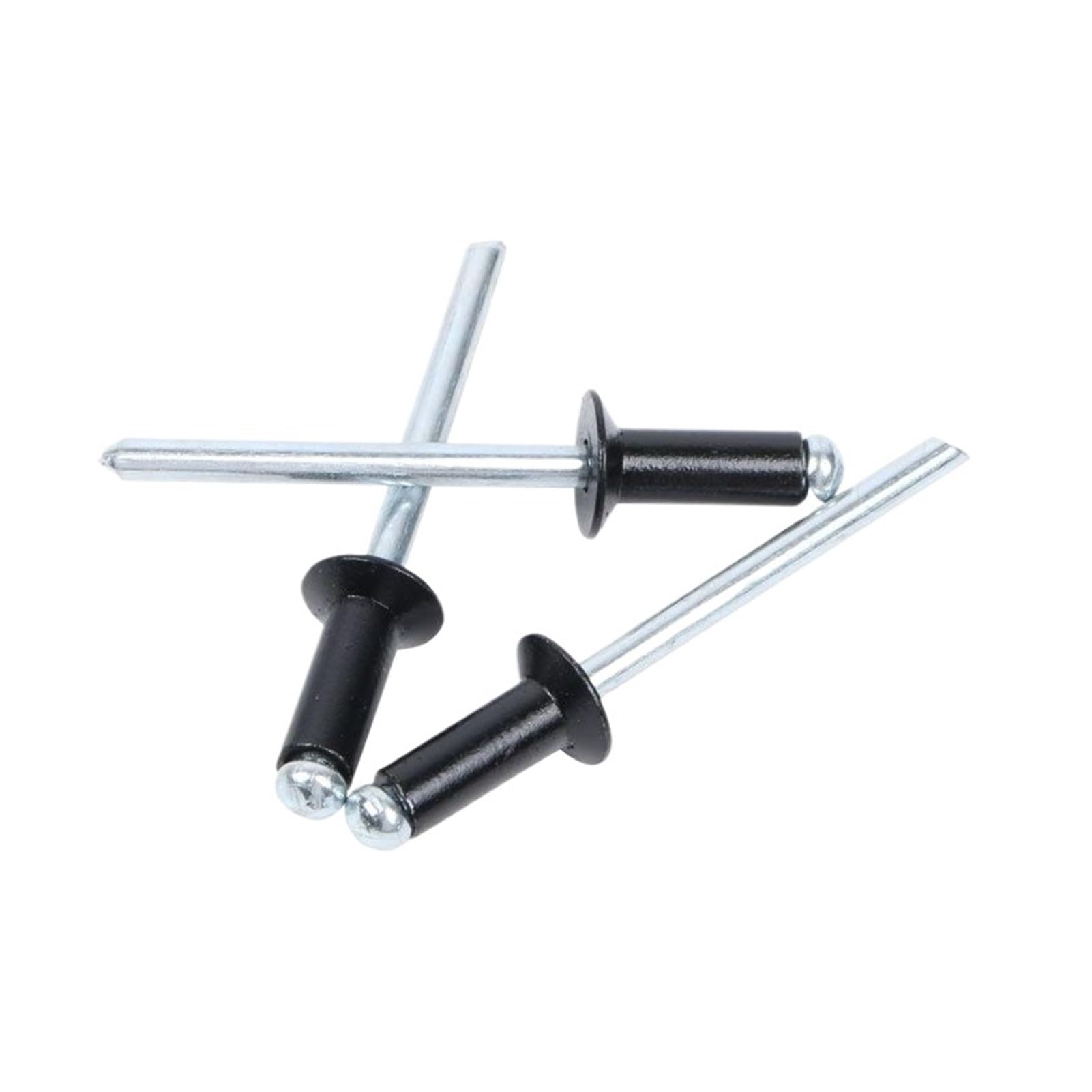 remaches ciegos, Remaches ciegos 30 a 50 piezas Aluminio avellanado negro Tipo abierto 3,2 mm 4,0,8(4.8x13 Mm,30Pcs)