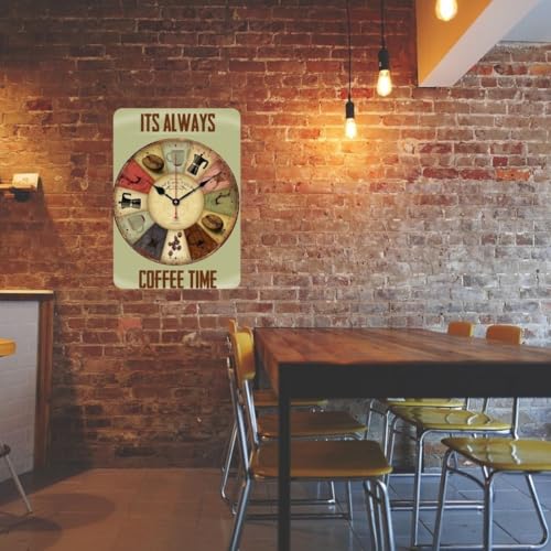 Image of Zesta Bathroom Decor Items Washroom Decor Tin Sign | Aesthetic Posters Wall Poster for Bedroom | Magnetic Cafe Decoration Items / Restaurant Decorations Items | Quirky Home Decor Bar Accent (Coffee Lover)