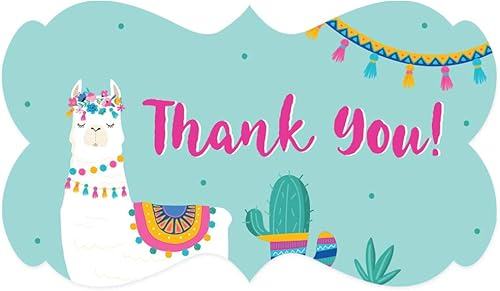 Vista 66 de Andaz Press Fiesta de llama y cactus, recuerdos de fiesta de bálsamo labial, bálsamo de llama, paquete de 12, decoración temática bohemia de llama