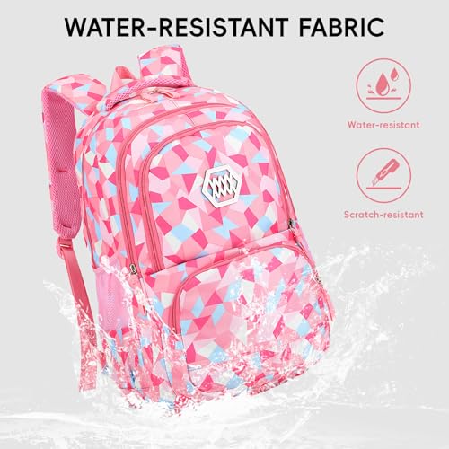 IvyH Girls Backpack, School Bag for Girl, Teenage Rucksack for School, Back to School Backpacks for Junior High School Boys, Outdoor Daypack Adult Travel Bag Daily Use - Image 6