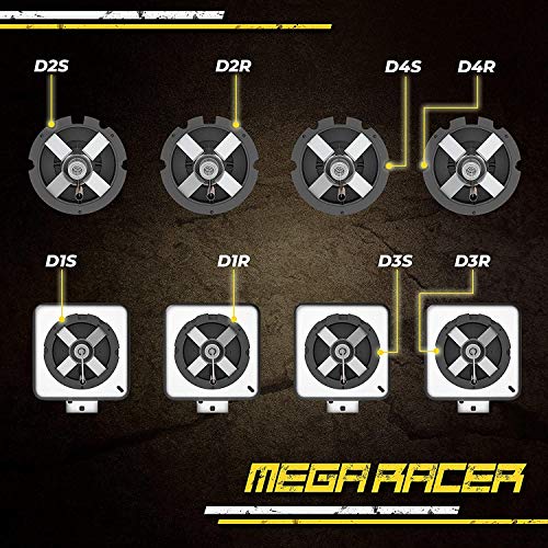 Mega Racer D2S D2C D2R Xenon Hid 10000K Blue Light Low Beam Headlight Head Lamp Bulb Replacement 66040 85122 #TOP3