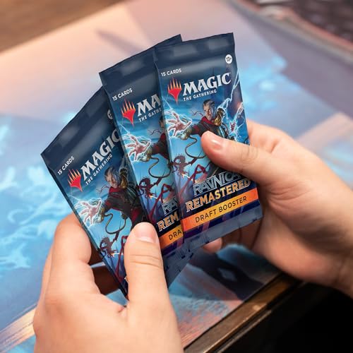 magic the gathering ravnica remastered draft booster box - 36 packs 540 cards