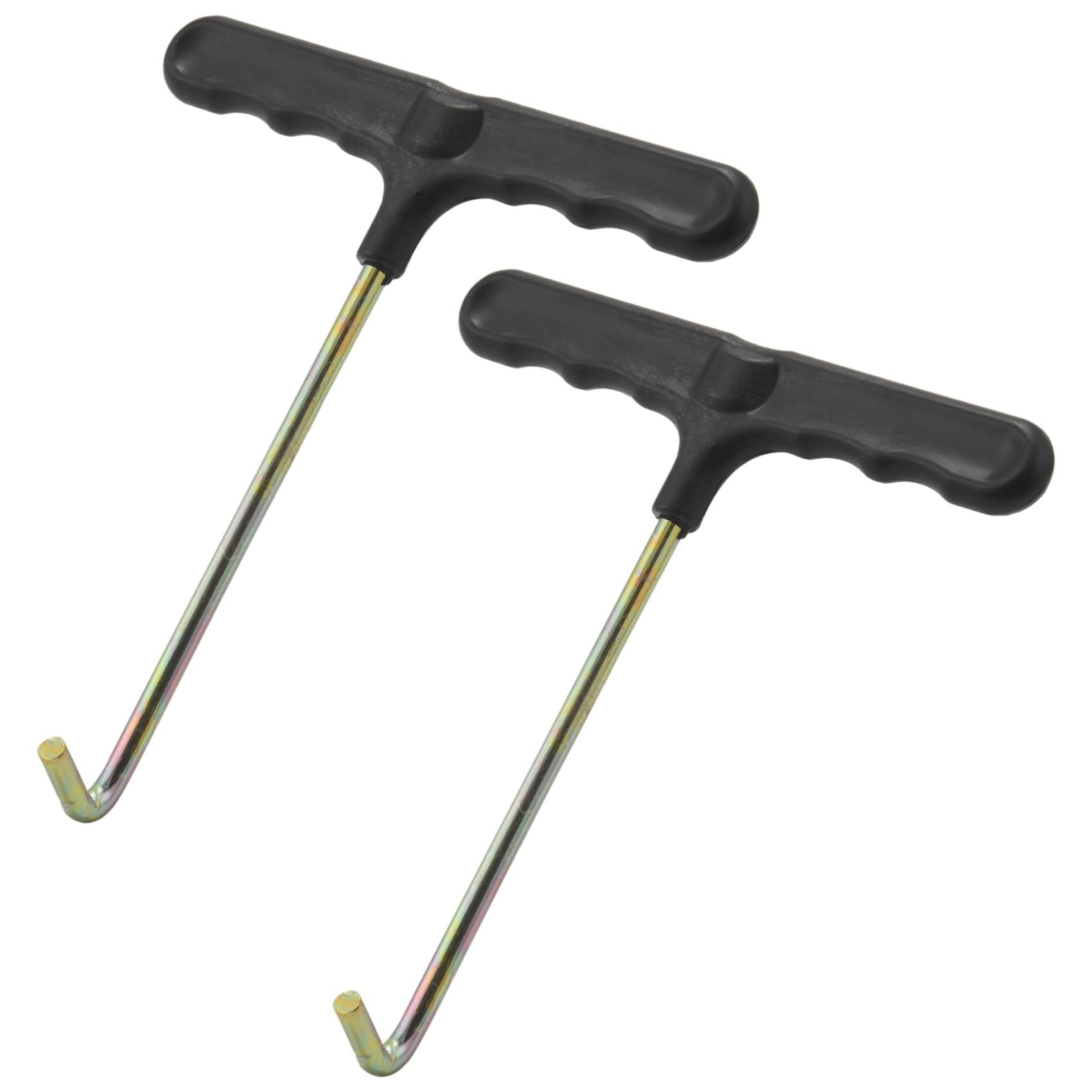 Aisuoka 2Pcs Trampoline Spring Pull Tool, Trampoline Puller T-Hook Spring Puller Tool