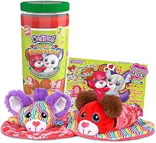Cutetitos 39224 Budditos Food Pairings Series, Spaghetti and Meatballs Edition, Two 7 Inch Cuddly Toys, Best Friend Teddy, Soft Toys for Girls and Boys Suitable for Children Aged 3 +