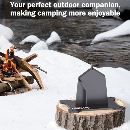 GanFindX Firewood Kindling Splitter - Heavy Duty Ax for Efficient Firewood Cutting, Portable and Ergonomic Design for Easy Use, Perfect for Camping and Outdoor Firewood Preparation