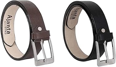 formal casual XXXXXL OVERSIZE PLUS SIZE MENS GENUINE LEATHER BELT BLACK