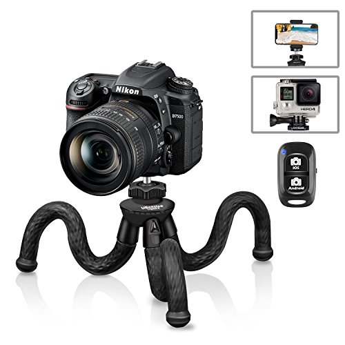 Flexible Camera Tripod, UBeesize 12 Inch Mini Tripod Stand GoPro/Action Cam/DSLR Canon Nikon