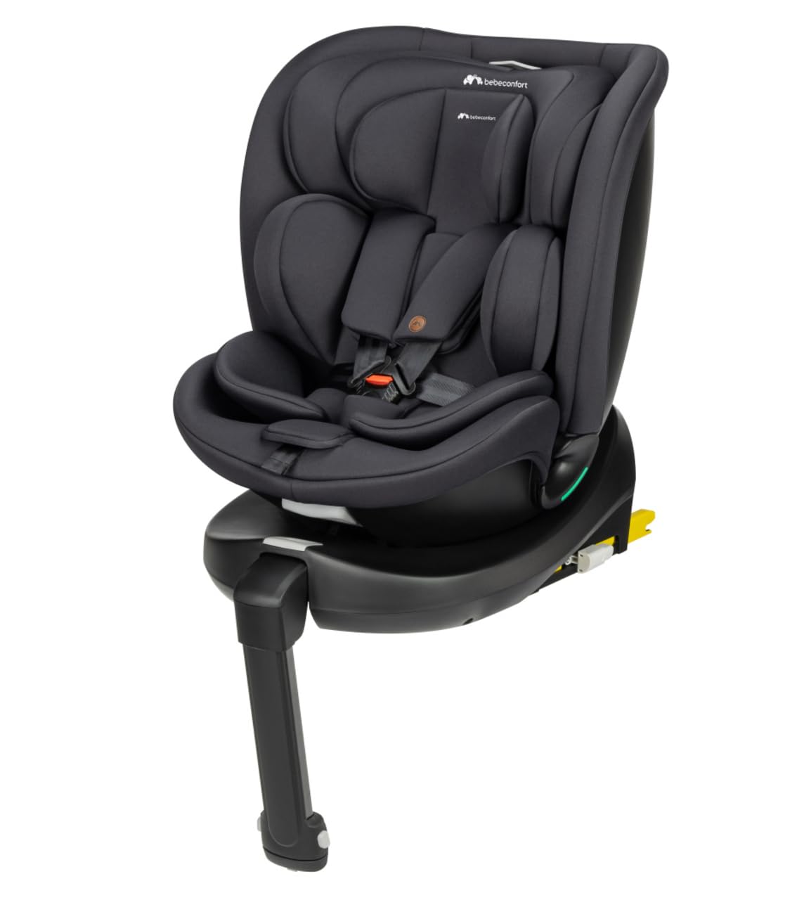 Bebeconfort Artemis 360 i-Size, 360 Swivel Car Seat, 0-12 Years, 40-150 cm, ISOFIX Car Seat, Support Leg Installation, 360 Rotation, 8 Recline Positions, 12 Headrest Positions, Mineral Black