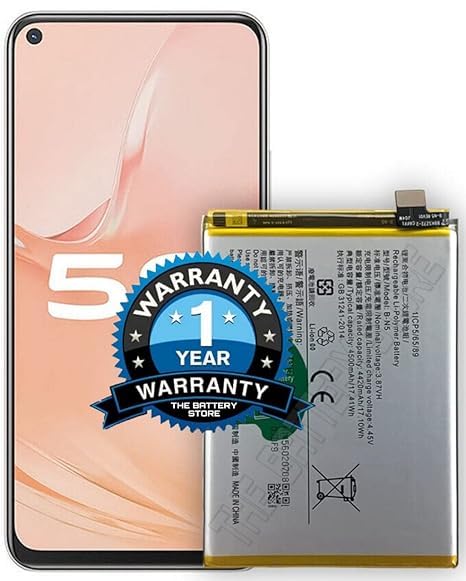 Image of Original B-N5 Battery for Vivo X50 Lite V1937, 1937 / Y70s /V2002A / Y51s /V2002A Battery with 1 Year Warranty***(G00235)