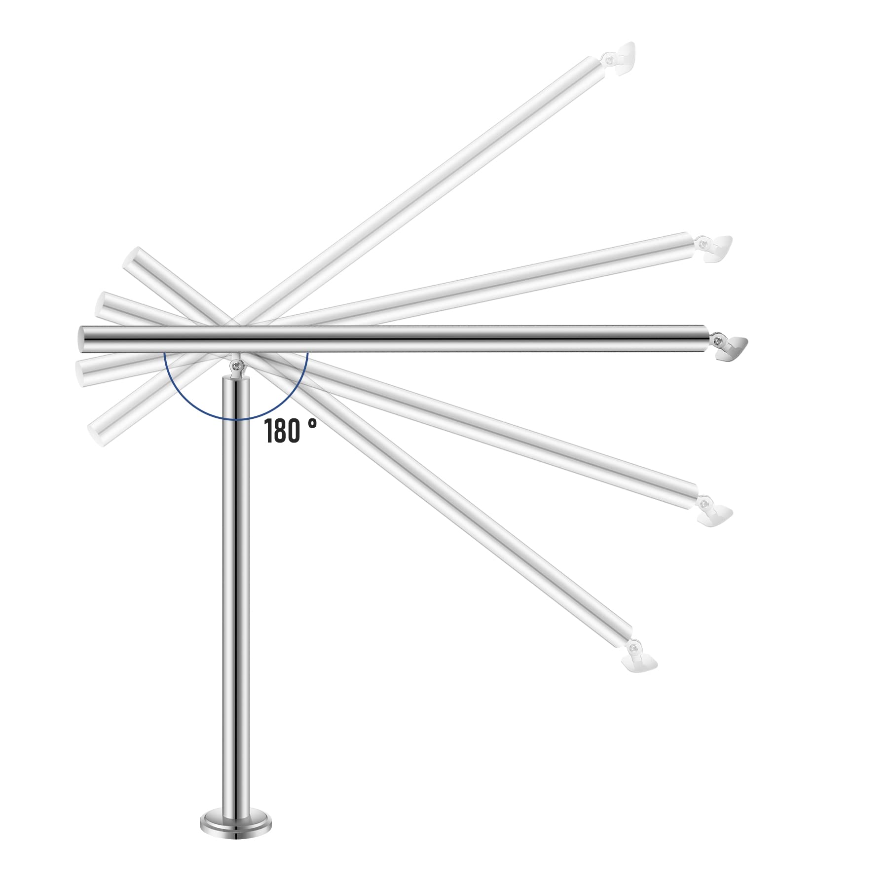 Leuning Trap voor Binnen/Outdoor Moderne Leuningen - Complete Kit. Houten Trap Leuning voor Indoor Trappen en Outdoor Trappen, Vangrail Gang Tegen De Muur Oude Man Handvat Villa Duplex Bui
