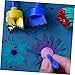 KALLORY Kids Paint Sponge Brush Set 10-Piece Assorted Colors DIY Drawing and Art Tools for Toddlers Early Educational Toys for Creative Learning