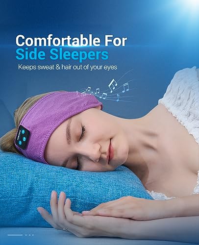 Voerou VOEB01 Sleep Headphones Wireless Bluetooth - Adjustable Headband Earbuds Washable Sleeping Headphones thumb #4