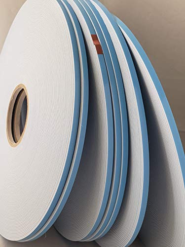 Image of Double Coated Window Glazing Tape, DC-PEF06P, Width 1 /16 inch x Thick 1 /4 inch x 150' White