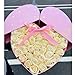 UNIKPACKAGING Premium Quality European Style Heart Shape Flower Box, Floral Gift Box, for Luxury Style Flower Arrangements (Pink)